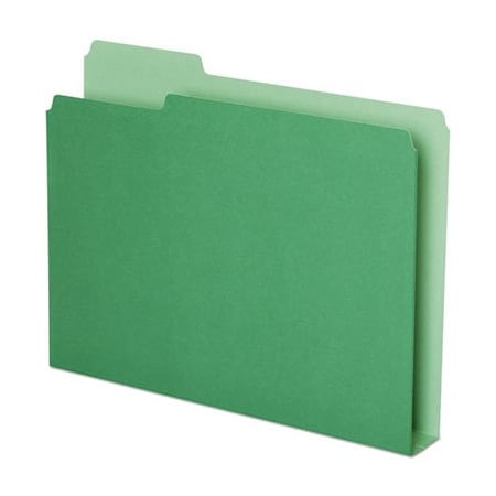 Tops Business Forms Pendaflex, DOUBLE STUFF FILE FOLDERS, 1/3-CUT TABS, LETTER SIZE, GREEN, 50PK 54457
